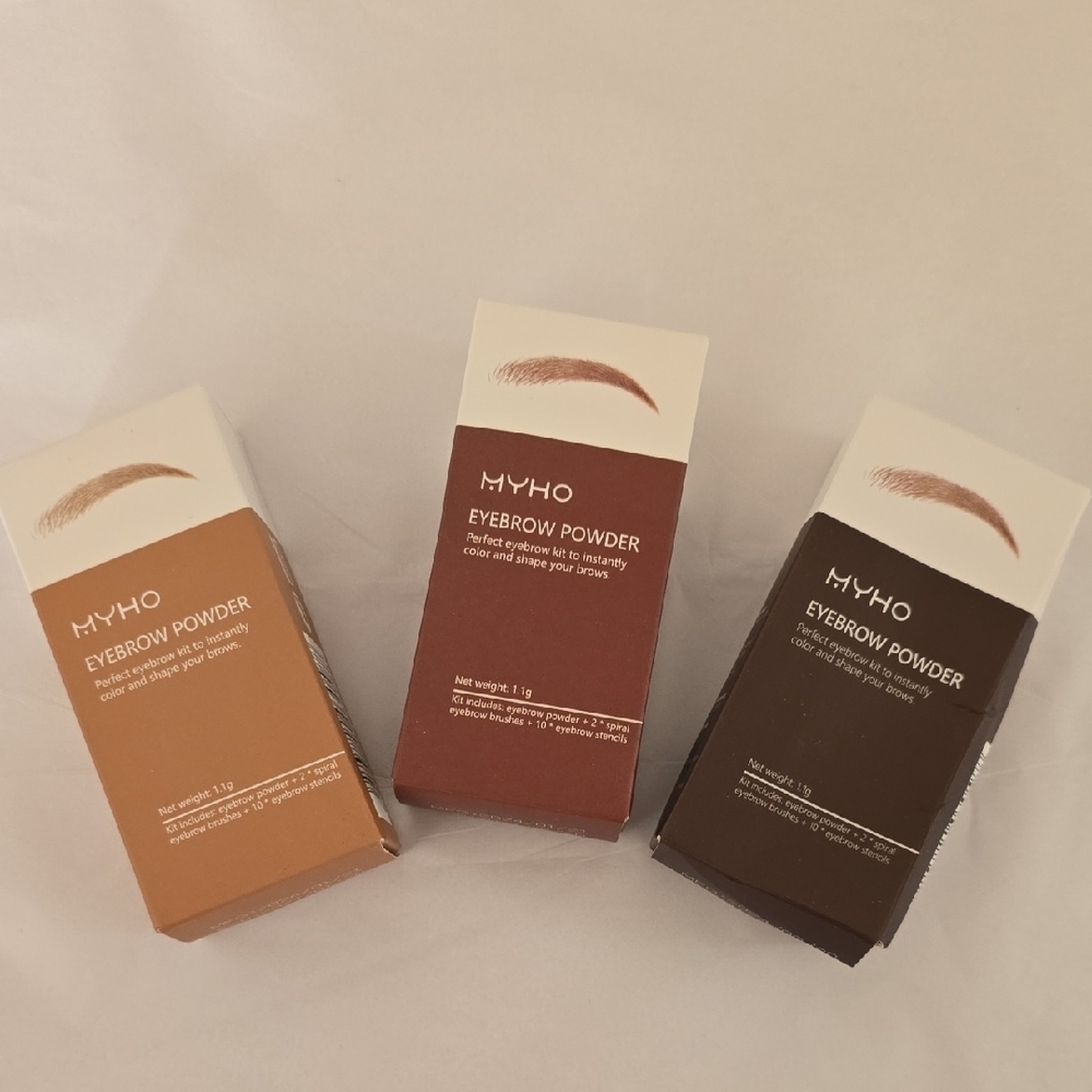 Tan and Brown Brow Makeup Set